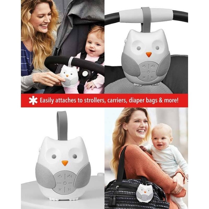 Skip Hop Portable Baby Owl Soother Stroller Mainan Bayi Anak