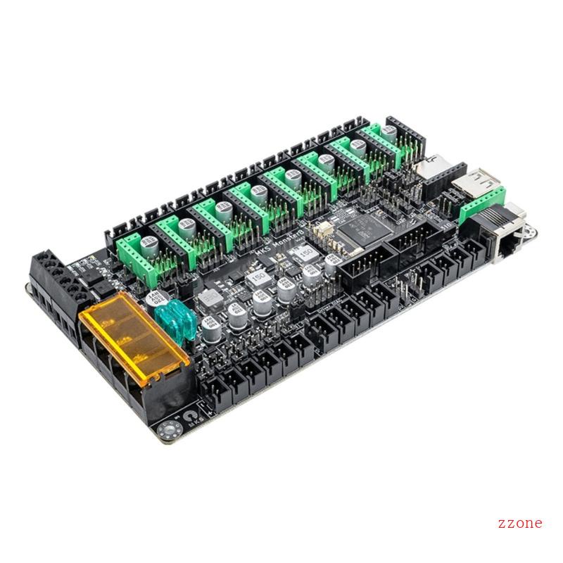 Zzz MKS Monster8 V2 Control Board 8axis Motherboard TS35 Layar Sentuh Printer 3D