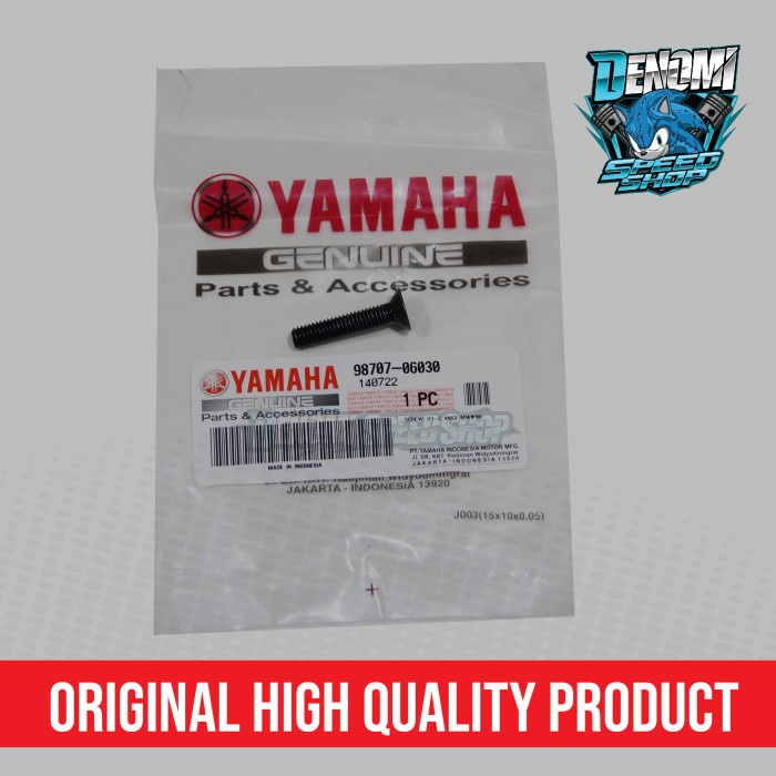 Baut Baud Endgrip End Grip Jalu Bandul Stang Stir Yamaha F1ZR FIZR F1Z FIZ R Vega Vixion Old Original YGP 98707-06030