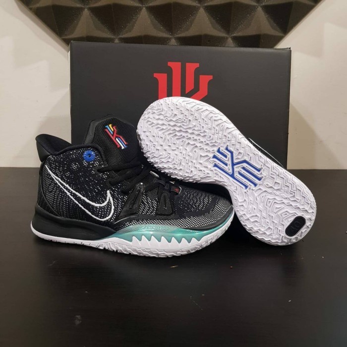 Sepatu Basket Nike Kyrie 7 Black Teal White