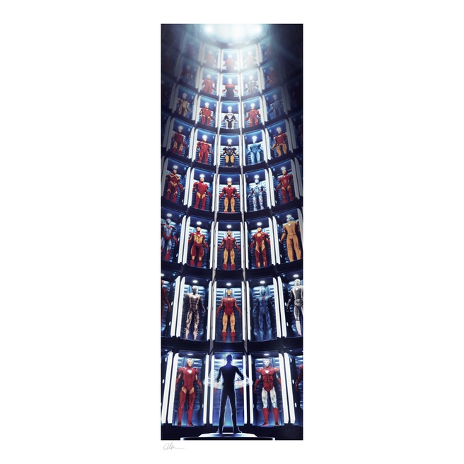 Sideshow Art Iron Man: Hall Of Armor by Chris Skinner