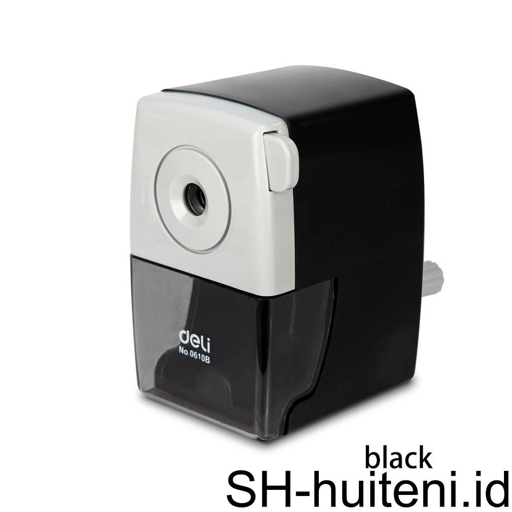 Huit Kids Pencils Sharpener Box Manual Alat Asah Anak Sekolah Desktop Portable Nonslip Lepas Pasang Dengan Tempat Keripik