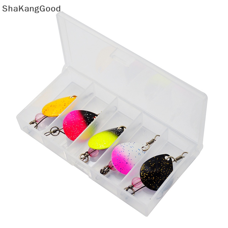 Selip Luya glitter 2.2g 6.5cm composite rotag glitter Warna Mulut Keriting trout single hook fake SKK