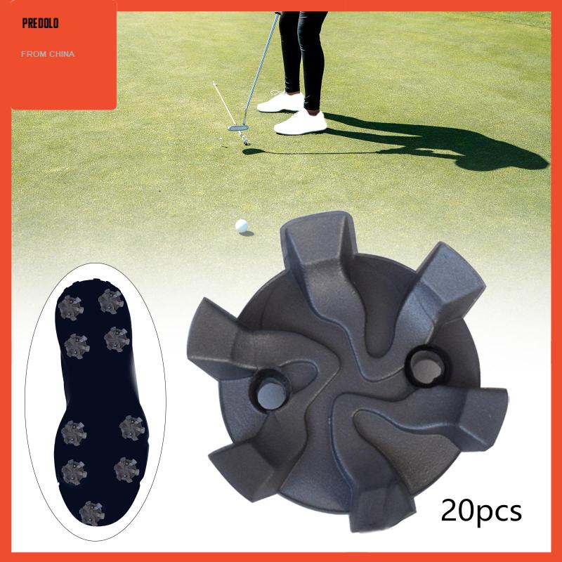 [Predolo] 20pcs Kleat Golf Pengganti Paku Sepatu Golf TPU Mudah Menginstal