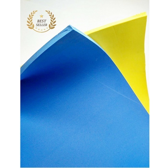 

spon busa ati EVA foam karet sponge alas aquarium 100x45x0.8 cm biru - 100 x 50