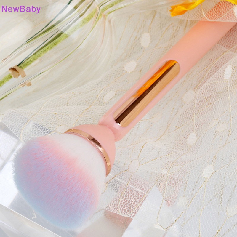 Newbaby 1PC Sikat Pembersih Debu Kuku Kepala Besar Untuk Manicure Blush Powder Makeup Brushes ID