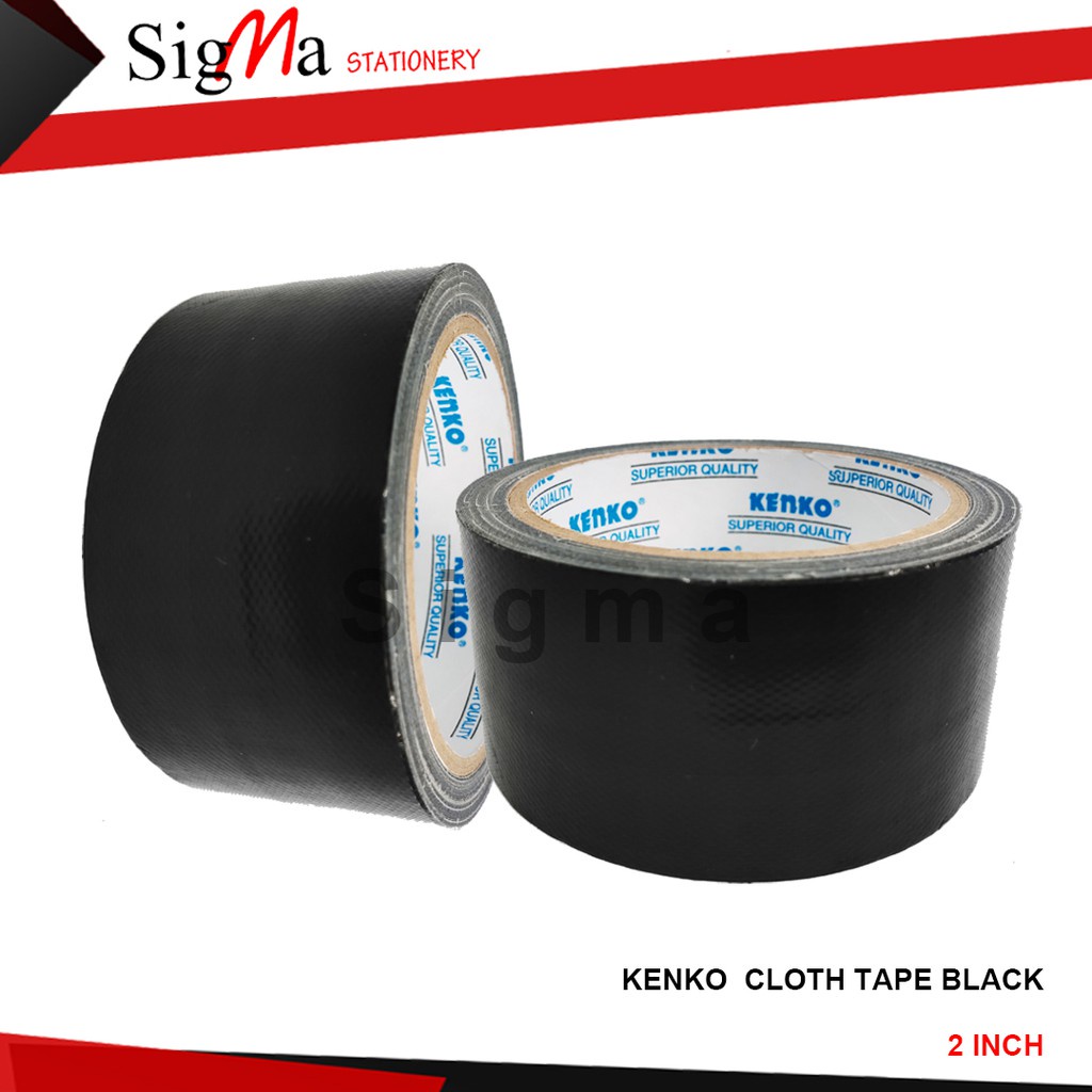 

Lakban Hitam/Cloth tape/Lakban Besar hitam Kenko 48MM