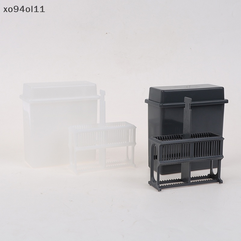 Xo Rak Toples Patri 24slot Untuk Slide Mikroskop, Slide Staining Rack Dish Set OL
