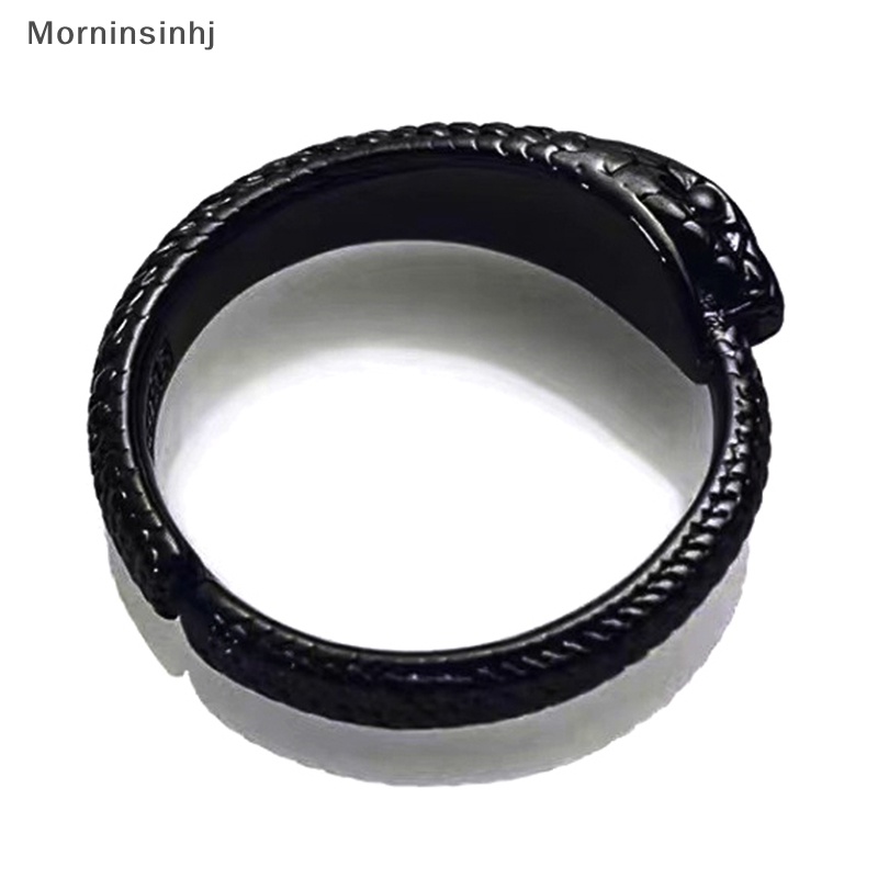 Mornin Indah Fashion Retro Punk Ular Cincin Hitam Pasangan Cincin Hadiah Pesta Ulang Tahun Perhiasan Pernikahan Aksesoris id