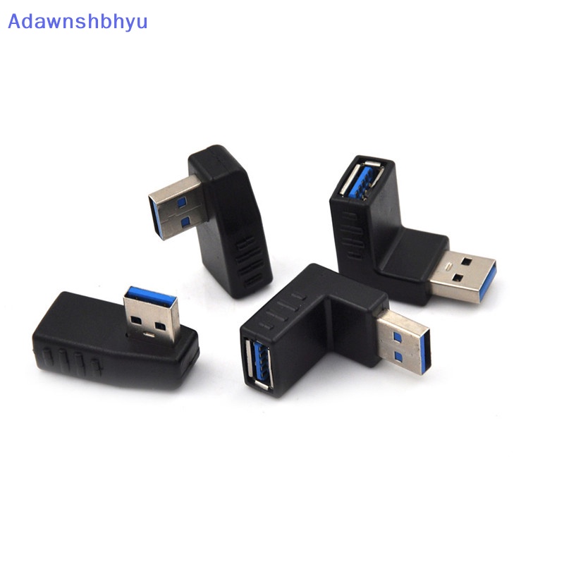 Adhyu USB 3.0 Male to Female Adaptor Siku L Shaped Extension Connector ID