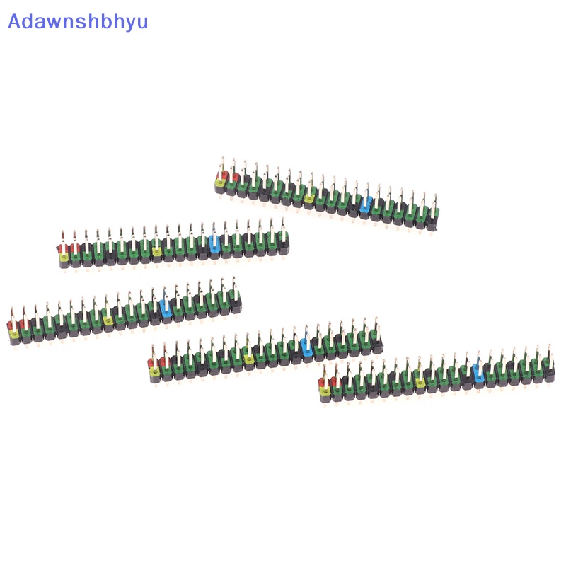 Adhyu 5pcs 2x20 Pin Male GPIO Header Untuk Raspberry Pi Zero Double Row 20pin Male ID