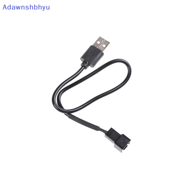 Adhyu Kabel Adaptor Konektor USB 2.0 A Male To 3-Pin/4-Pin Untuk Kipas PC Komputer 5V ID