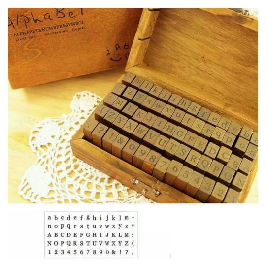 

Alphabet Stamps - Cap Alphabet - Cap Huruf - Aksesoris Scrapbook