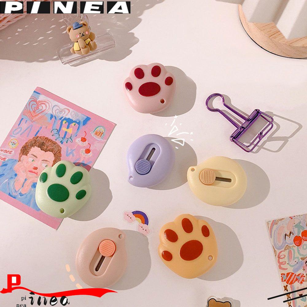 Nanas Cat Paw Cutting Perlengkapan Rumah Sekolah Ringan Perlengkapan Kantor DIY Craft Cutting Card Letter Opener