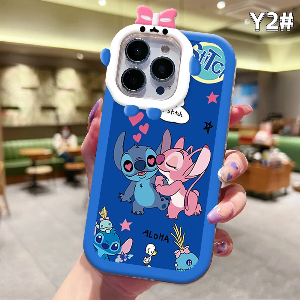 Case Kartun Redmi Note12 4G Poco C40 Note 12 Pro Note 11 Pro Note 11S 10C 10A 10 9 9C 9A 9T 9 Note10 5G 10s Note9 Note8 Poco X3 NFC M3 Cute Angel And Stitch Phone Case Sarung