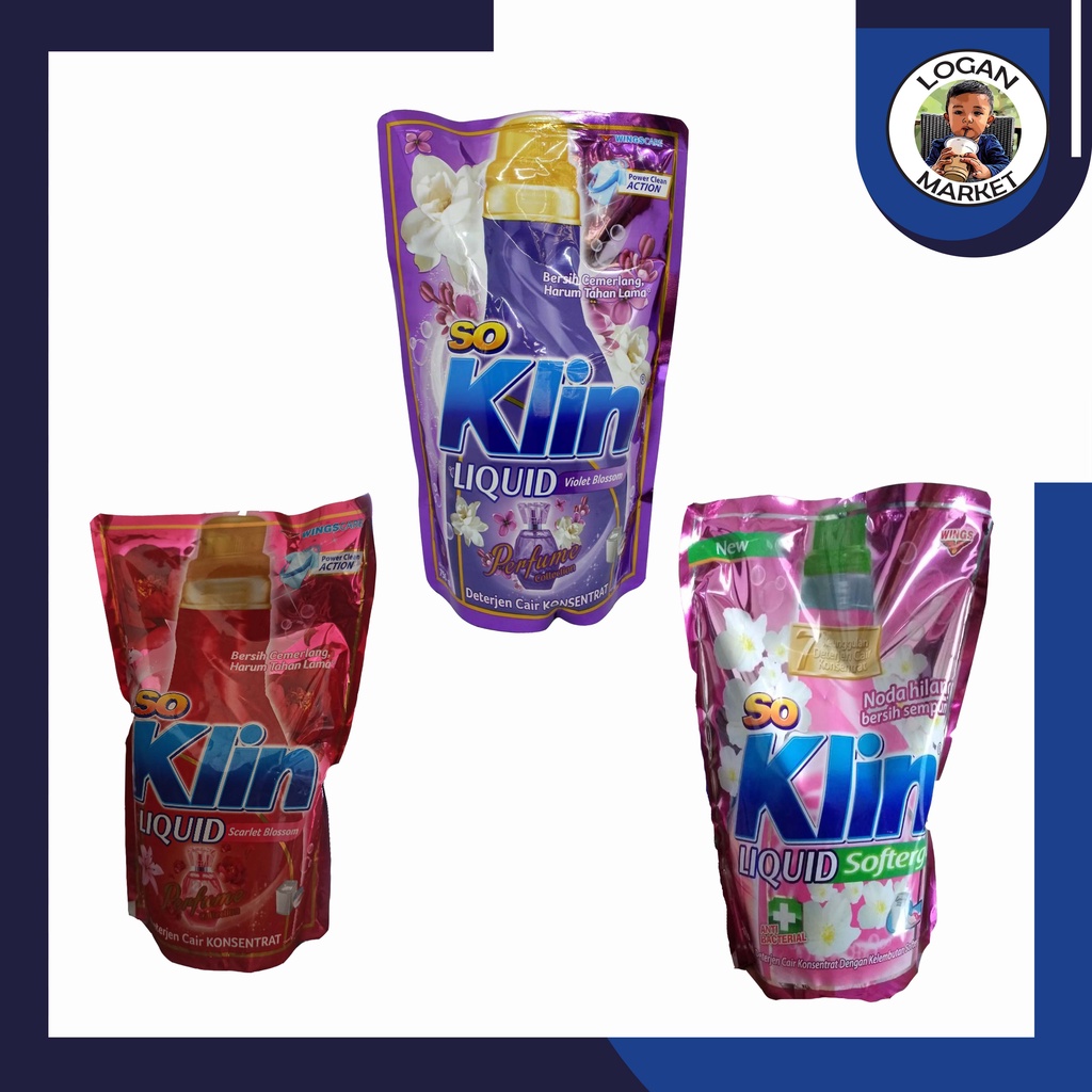 So Klin SoKlin Liquid Detergent Cair 1600ml 1600 ml All Variant