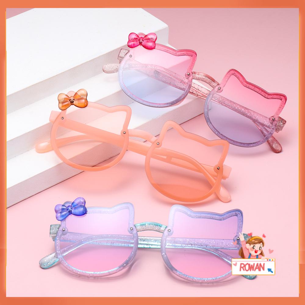 R-flower Kids Sunglasses Kartun Anak Laki-Laki Perempuan Perlindungan UV400 Kacamata Matahari Indah