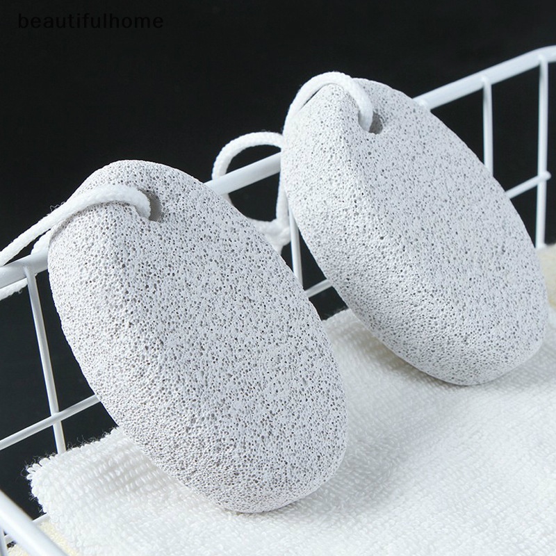 {Cantikhome} Alat Pembersih Kaki Penghilang Kalus Kulit Keras Scrub Bath Ellipse Pumice Feet Stone.