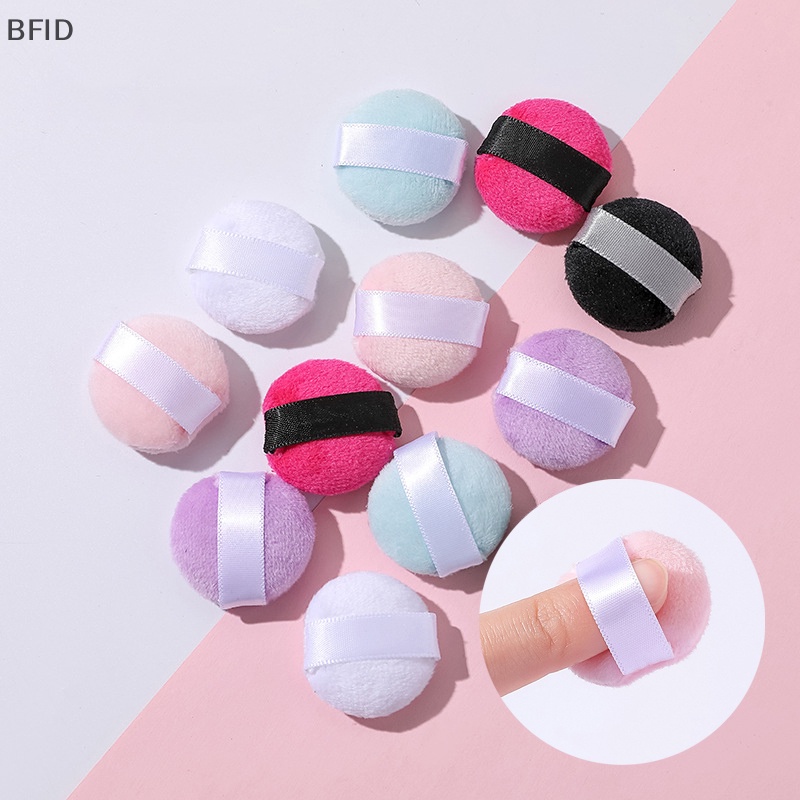 [BFID] 3/4/6pcs Mini Powder Puff Facial Beauty Foundation Makeup Sponge Alat Kosmetik [ID]