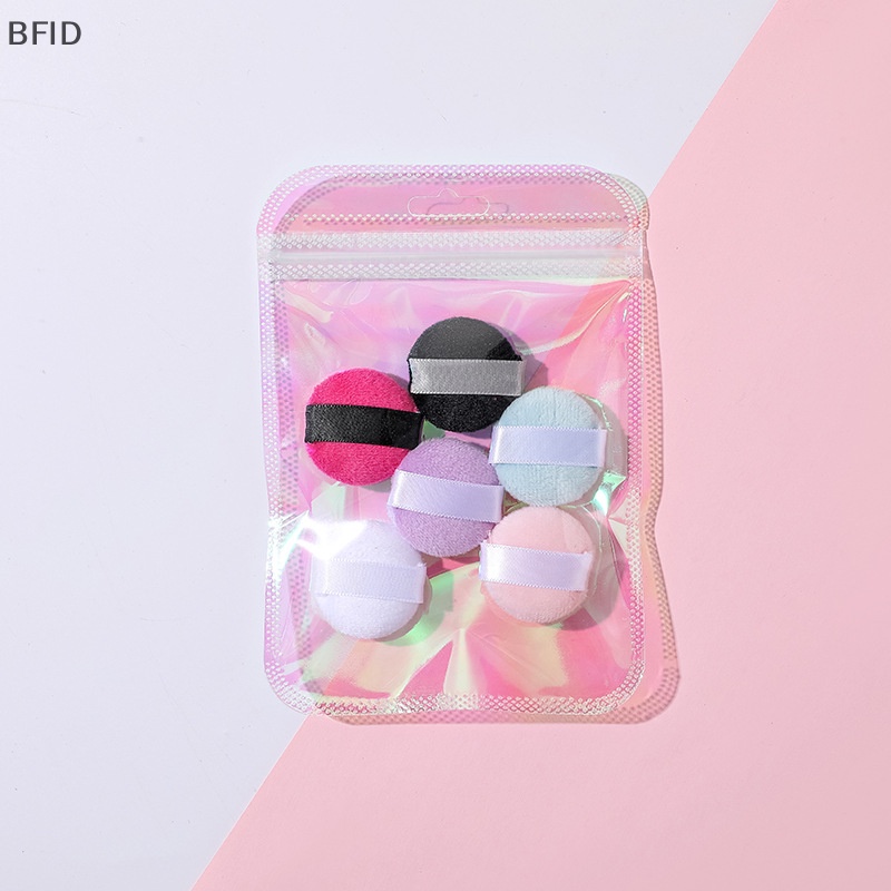 [BFID] 3/4/6pcs Mini Powder Puff Facial Beauty Foundation Makeup Sponge Alat Kosmetik [ID]