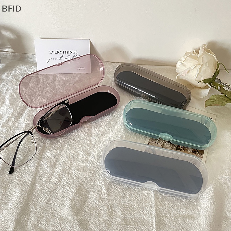 [BFID] Kotak Kacamata Frame Transparan Portable Plastik Sunglasses Kotak Kacamata [ID]