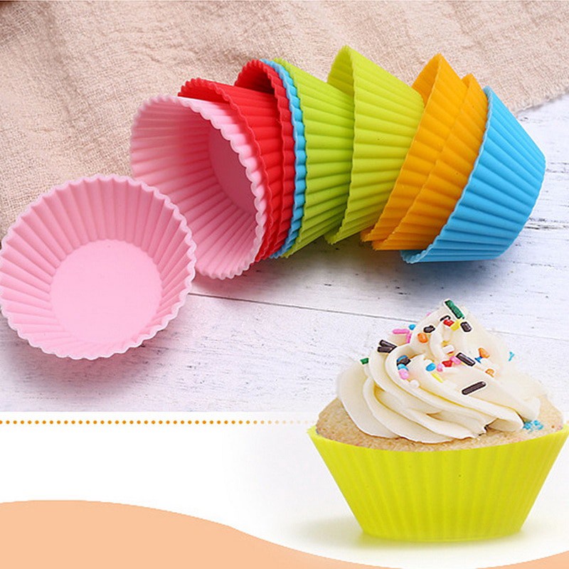 GOS -D305- Cetakan Kue Silikon - Cupcake Silikon Anti Panas - Cetakan Serbaguna Puding Cake