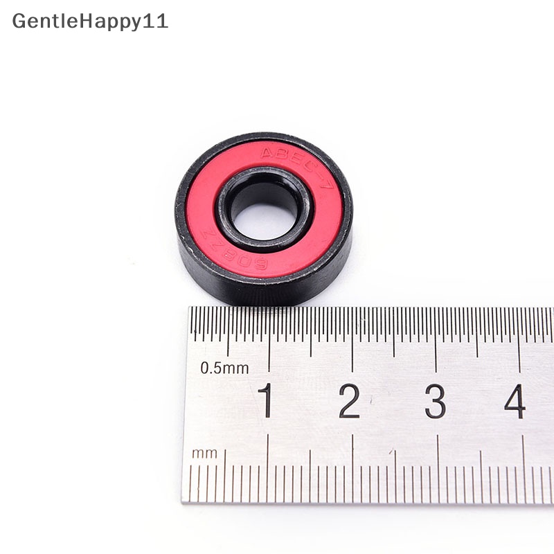 Gentlehappy 8pcs /set 608RS Skate skateboard steel Terintegrasi spacer Bearings fit8pcs /set 608RS Bantalan Roda Untuk Roller Skate id