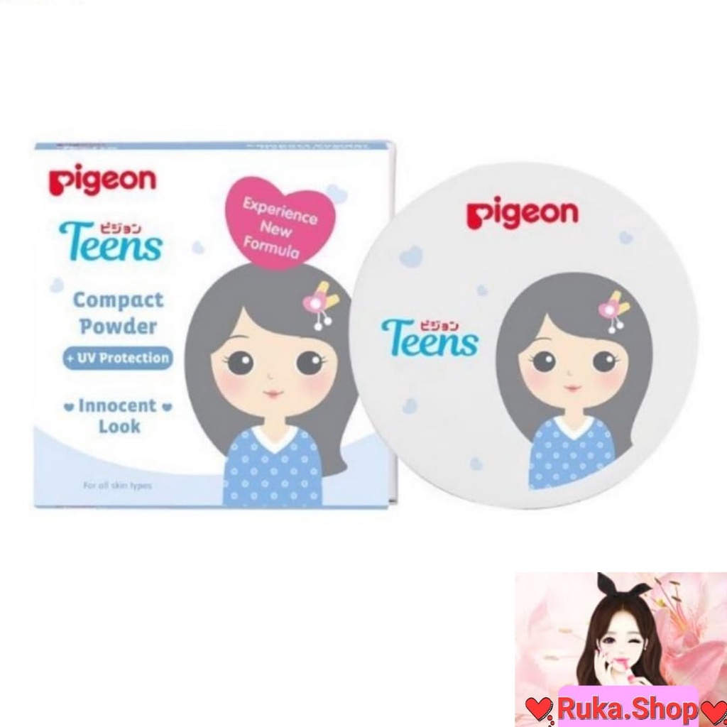 Pigeon Teens Compact Powder + UV Protection FULL / REFILL (100% Original)