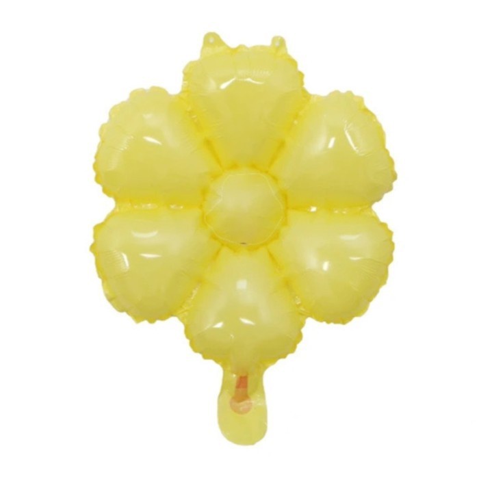 Balon Foil Bunga Matahari Warna Pastel / bunga daisy Sunflower Polos