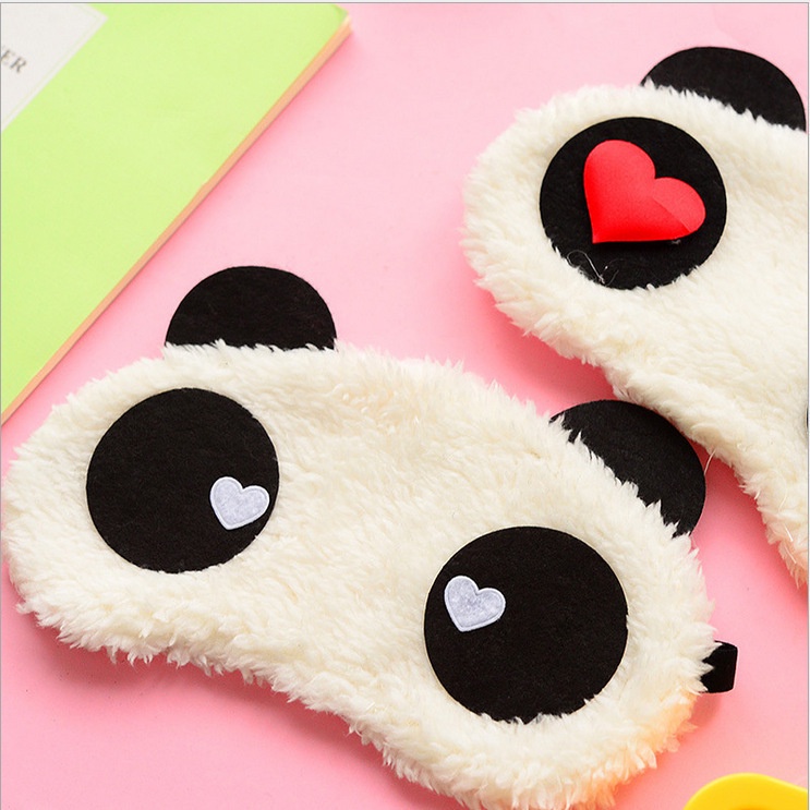 FASHION FAIR - D6076 Penutup Mata Lucu / Penutup Mata Tidur Karakter Panda / Sleeping Eye Panda Lucu / Eye Cover Cute Panda / Penutup Mata Import