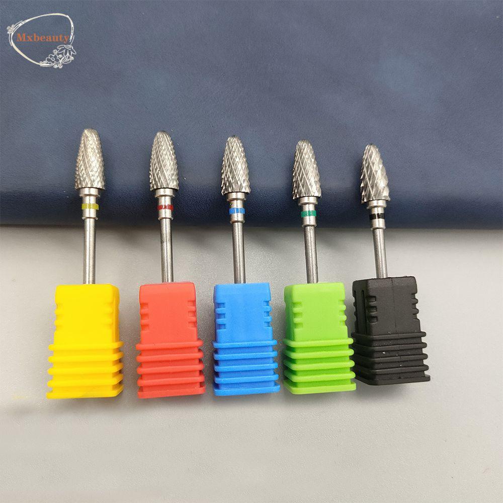 MXBEAUTY Nail Art Tungsten Grinding Head Portable Profesional Mata Bor Kuku Salon Kuku Aksesoris Kuku Alat Pengelupasan