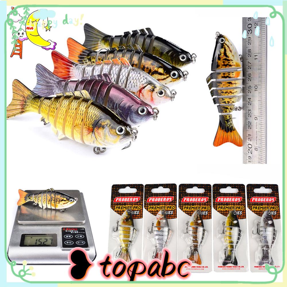 TOP Umpan Pancing Tackle Multi Section Trolling Carp Bionic Crankbait