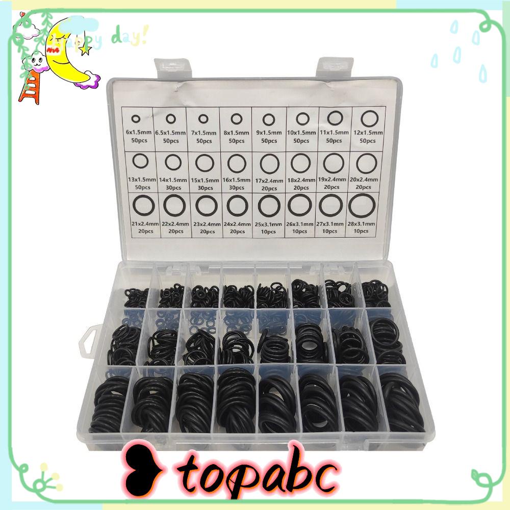 TOP 740pcs O Rings Assortment Kit Universal Perbaikan Otomotif Karet Gelang O-Rings Repair Kit