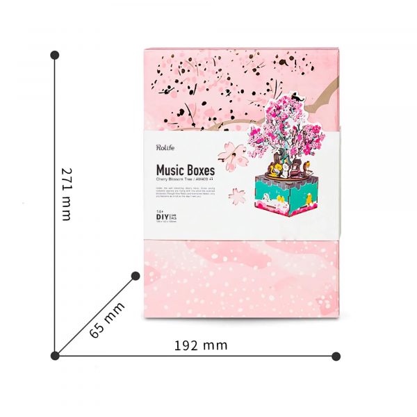Toys Rolife Music Boxes Cherry Blossom Tree AM409