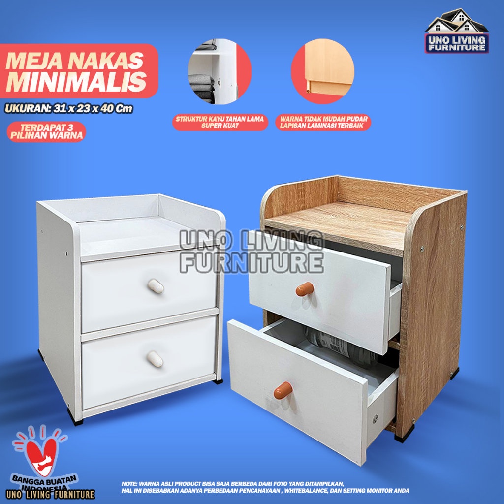 MEJA NAKAS MINI BEDSIDE TABLE MEJA KAMAR TIDUR MINIMALIS MEJA NAKAS PORTABLE MEJA NAKAS MURAH