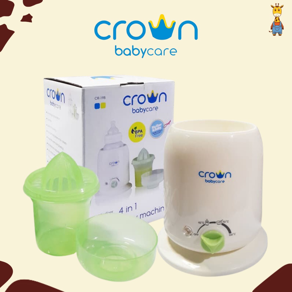 Crown Babycare 4in1 Baby Machine - Bottle Warmer