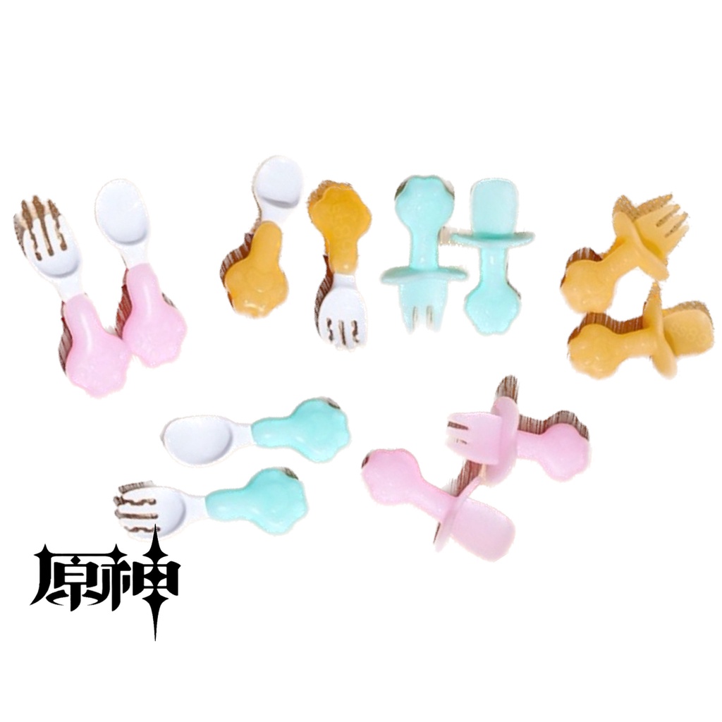 SafeSpoon Set Paket Travel Sendok Garpu Anak dengan Silikon Food Grade Bebas BPA untuk Keamanan Bayi