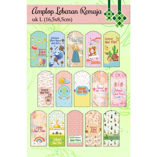 

Amplop Lebaran ukuran L || Amplop Lebaran murah 3