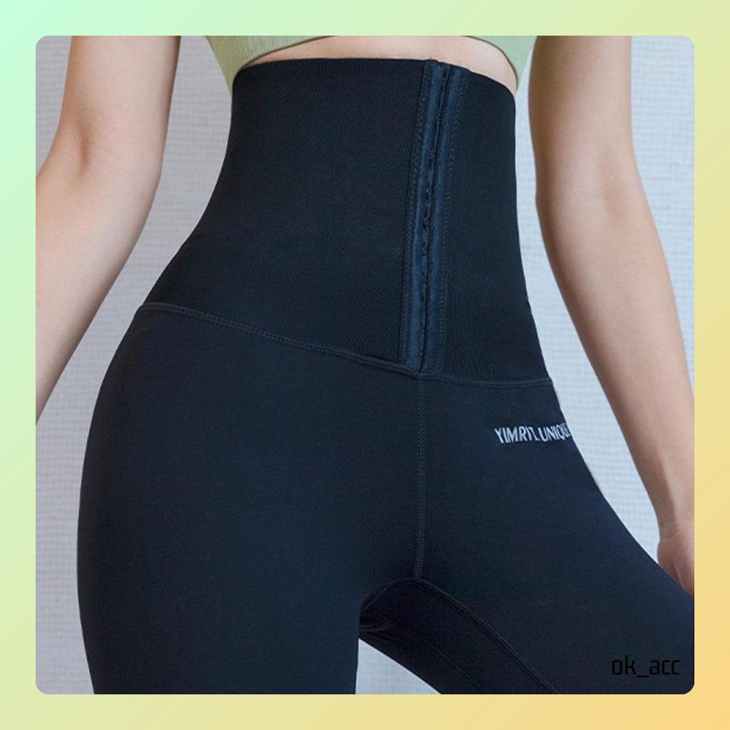 Legging Panjang Celana Pinggang Olahraga yoga perut langsing WT03