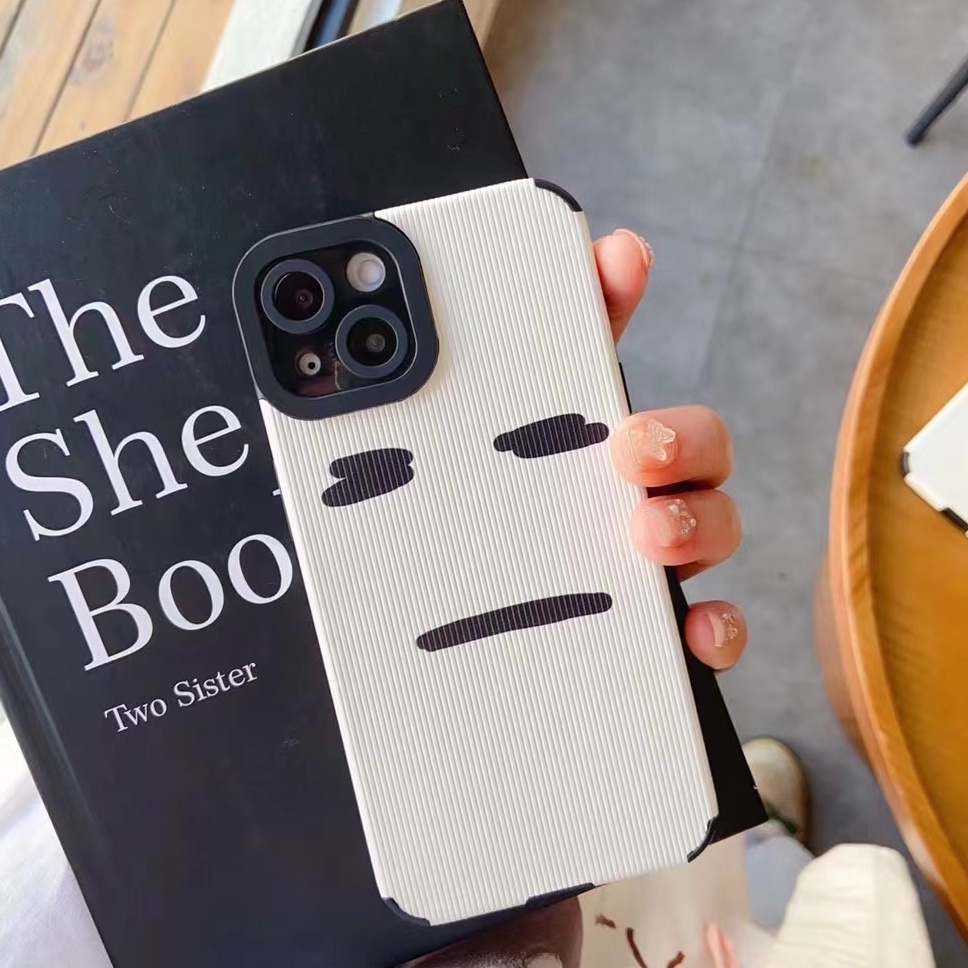 【Lamb Skin】SoftCase for IPhone 6S 7 Plus 8 Plus X XS XR XS Max 11 13 12 14 PRO Max 14 Plus 12 13 MINI Phone Case White expression ins Funny Casing hp iPhone 14 Pro Max