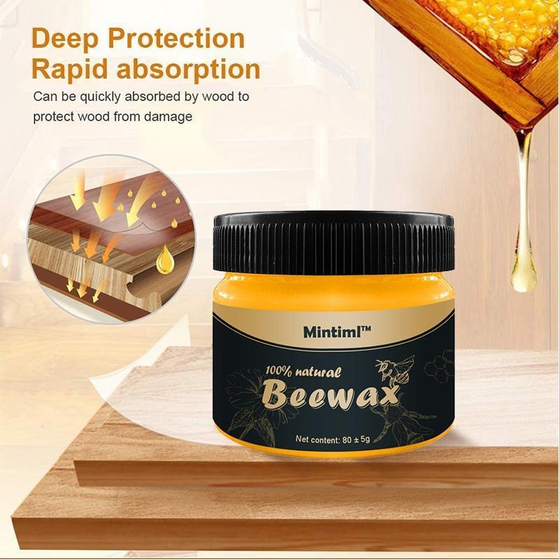 GOS  -J108- Beewax Pengkilap Kayu - Pembersih Furniture Kayu - Lilin Gel Lebah Alami Tahan Lama