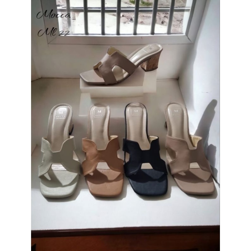 Sepatu Sandal Wanita VS  ML 22 Sandal hak tahu wanita terbaru 5cm 36/40