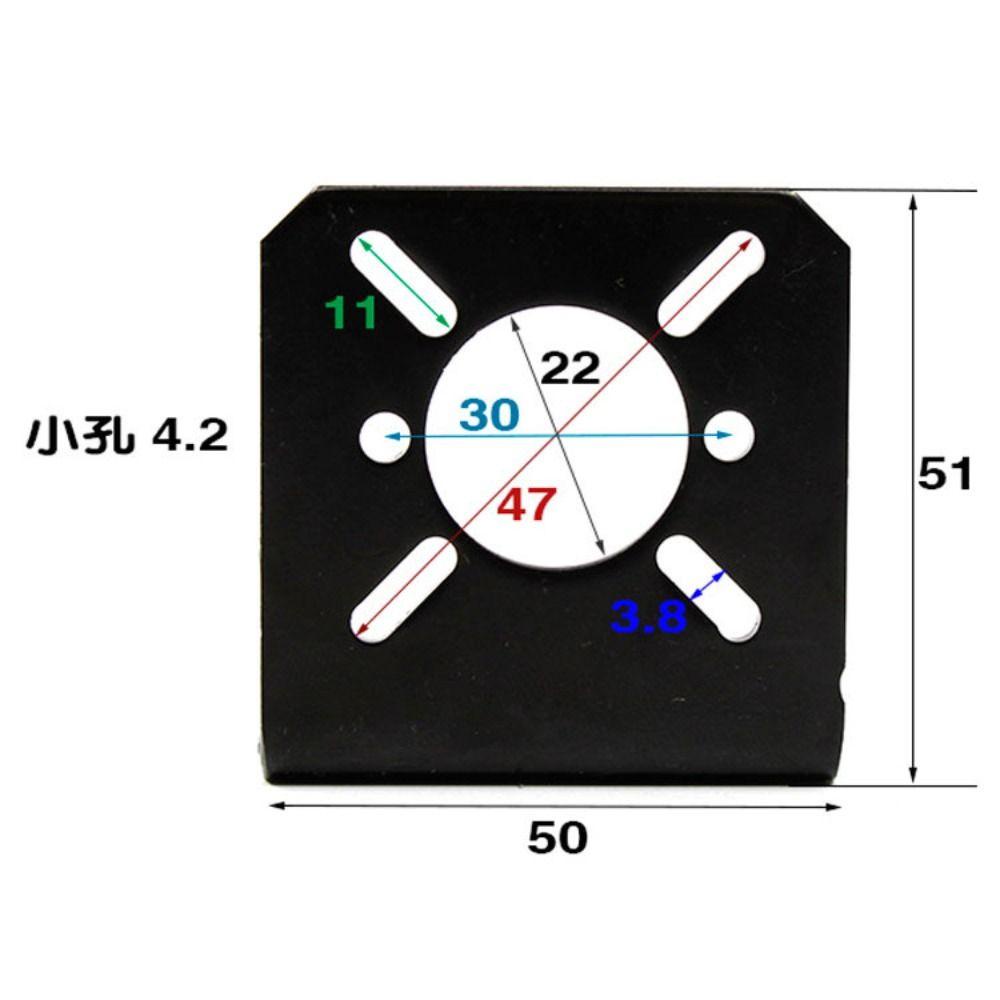 POPULAR 775bagian Motor Hitam Untuk Bracket Mounting Fixing Motor Stepper 750 /755 /775 /795 /895 28/35 /42 Stepper