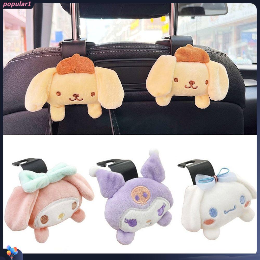 POPULAR Car Hooks Plastic Car Kait Kecil Sandaran Jok Mobil Kartun