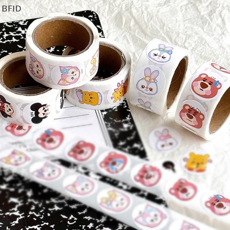 [BFID] Kawaii Sanrio's New Round Seal Sticker Lucu Pochacco Cinnamoroll Stiker Dekorasi Akun Tangan Hati Cewek [ID]