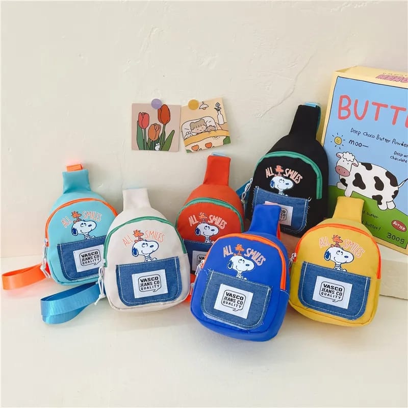 Tas Selempang Anak Karakter Lucu Tas Fashion Anak Unisex