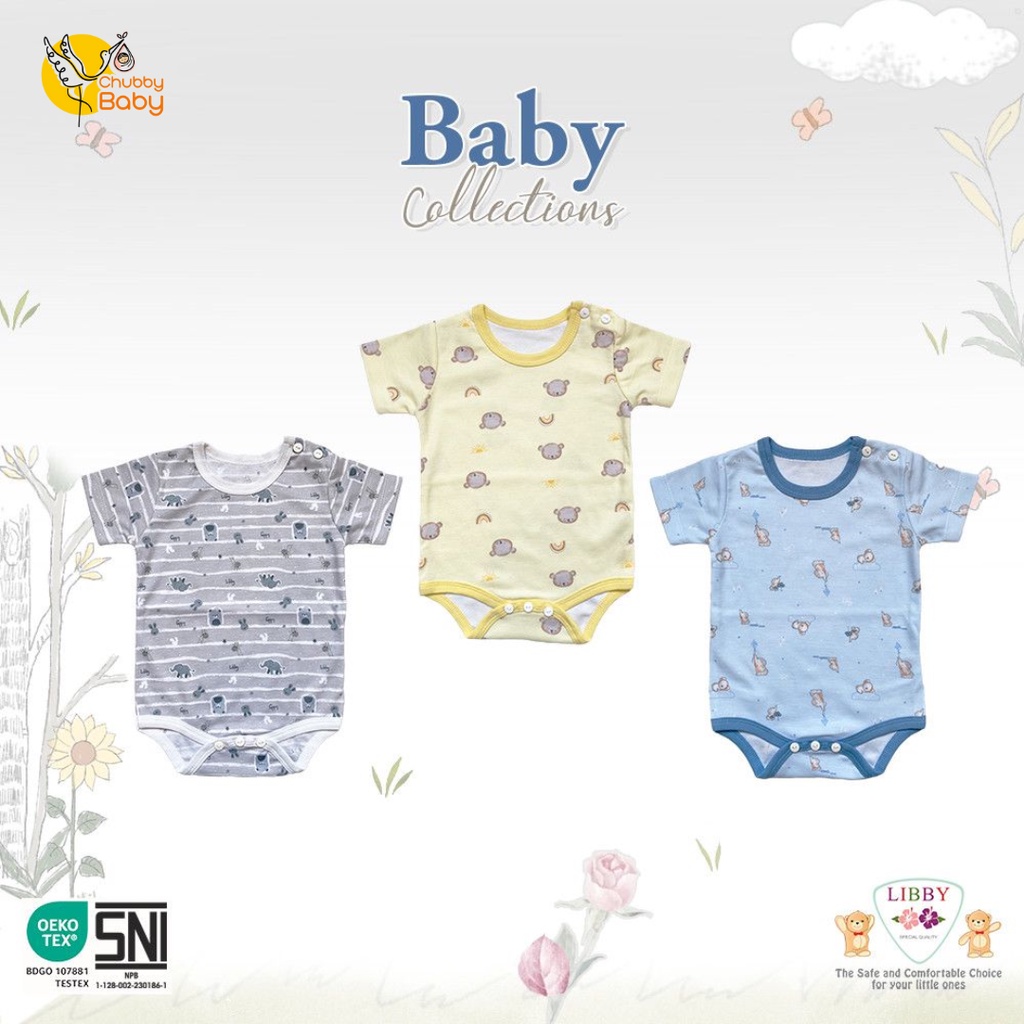 Libby - Baby Zoo | 3pcs Jumper Segitiga Newborn