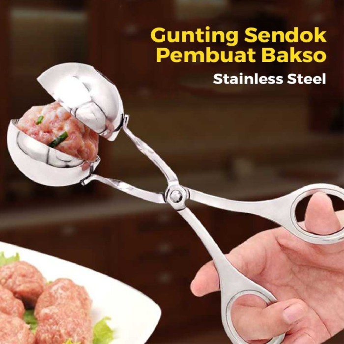 

Baller Baso Meat Cetakan Bakso Stainless Steel