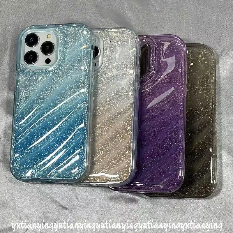 Creative Gradation Laser Card Simple Soft Tpu Case Compatible For IPhone 11 14 12 13 Pro Max 7Plus XR X XS MAX 6 8 6S 7 Plus SE 2020 3D Stereo Corrugation Pattern Solid Color Cover