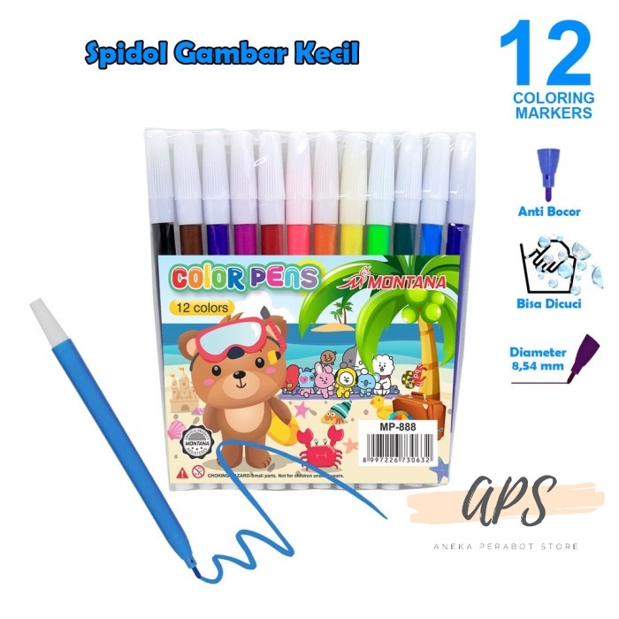 

APS -G114-SPIDOL 12 warna HARGA MURAH